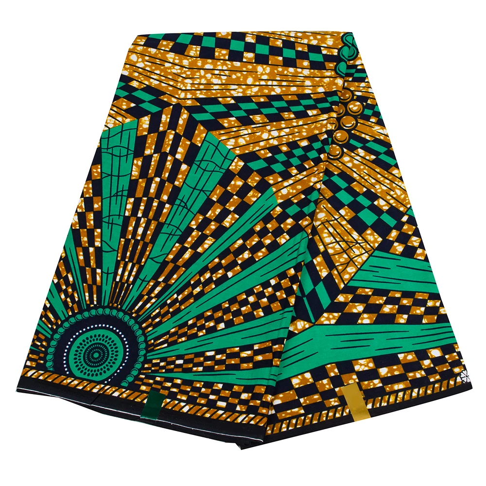 Sewing Batik Fabric - Tecido africano 3/6 jardas algodão ancara