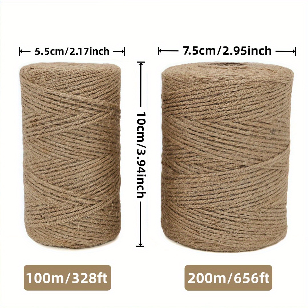 Corda de Juta Natural 2/3/4mm  - Sewing Thread In Textile avaliação e preço