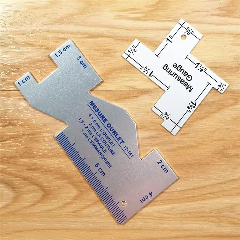 Marcador de tecido alfaiate gi - Sewing Gauge Ruler avaliação e preço