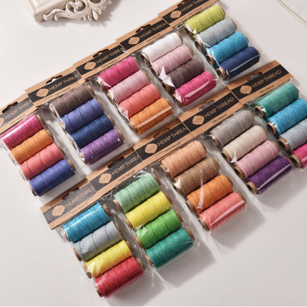 4 peças de fio de cânhamo ence - Sewing Thread In Textile avaliação e preço